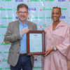 Kenya’s leading mobile network operator, Safaricom, has reached another milestone in its financial services journey by being awarded the Payment Facilitator Certificate from Visa. Photo/Courtesy.