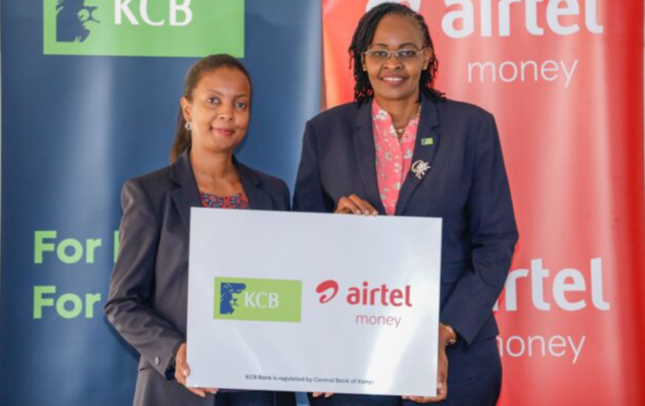 KCB Bank Kenya and Airtel Money Kenya Limited have introduced an interoperability partnership. Photo/ Courtesy.