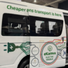 South Africa unveils its first electric minibus taxi. Photo/ Courtesy.