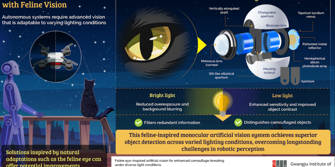 A team of researchers from the Gwangju Institute of Science and Technology (GIST), led by Professor Young Min Song, has developed a revolutionary vision system inspired by feline eyes to enhance object detection for autonomous systems. Photo/ Courtesy.