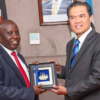 John Tanui, Kenya's principal secretary for information and communications technology and the digital economy with Malaysian delegation. Photo/ Courtesy.