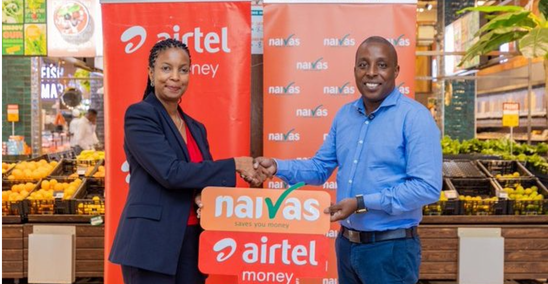 Airtel Money has entered into a partnership with Naivas. Photo/ Courtesy.