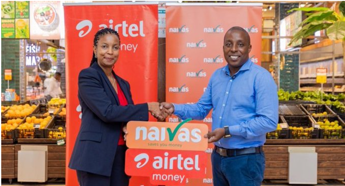 Airtel Money has entered into a partnership with Naivas. Photo/ Courtesy.