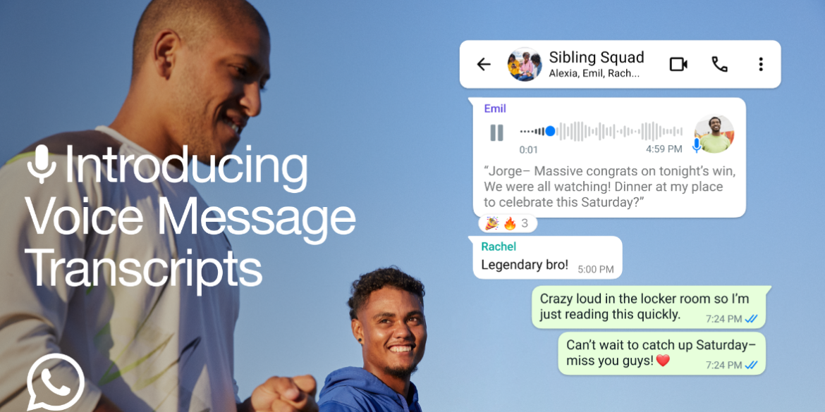 WhatsApp rolls out voice message transcription feature. Photo/ Courtesy.