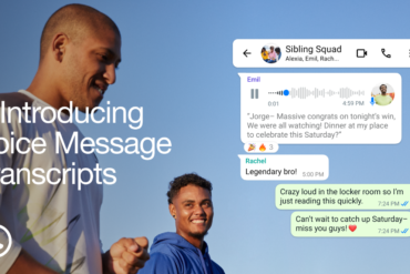 WhatsApp rolls out voice message transcription feature. Photo/ Courtesy.