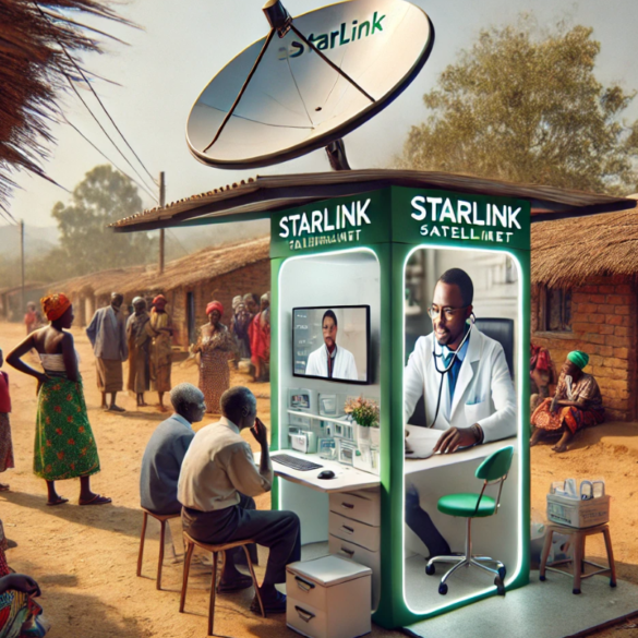 Starlink’s fast internet gives Zimbabwe’s telehealth a huge boost to reach more patients. Photo/ Courtesy.