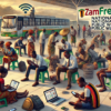 The Zambian government has officially launched the ZamFree National Public Wi-Fi initiative. Photo/ Courtesy.