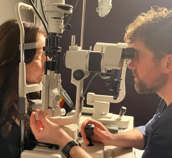 Researchers aim to leverage AI technology to analyze photographs taken during routine eye examinations. Photo/ Courtesy.