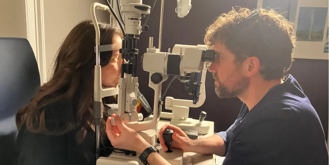 Researchers aim to leverage AI technology to analyze photographs taken during routine eye examinations. Photo/ Courtesy.