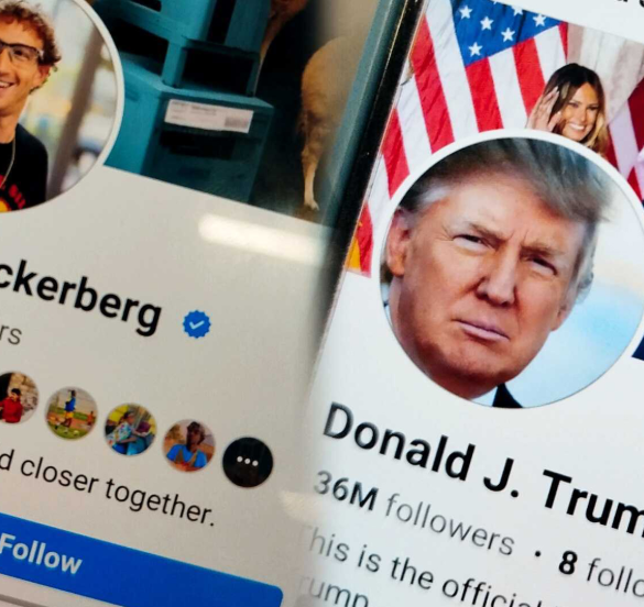 Meta, the company Meta has denied forcing users to follow official accounts belonging to senior figures in the new Trump administration. Photo/ Courtesy.